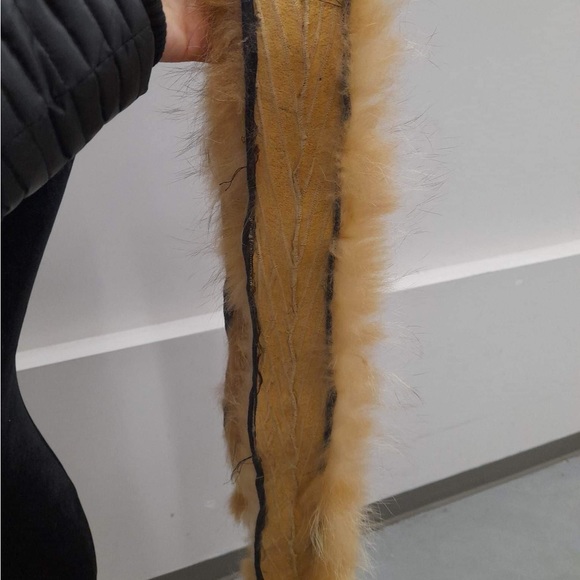 Real fur hat and scarf💚 - Picture 7 of 7